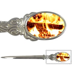 Fire Flame Wood Fire Brand Letter Openers by Nexatart