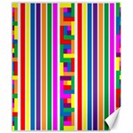 Rainbow Geometric Design Spectrum Canvas 8  x 10  8.15 x9.66  Canvas - 1