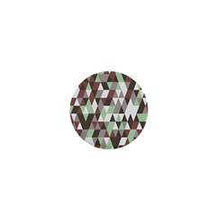 Pattern Triangles Random Seamless 1  Mini Buttons by Nexatart