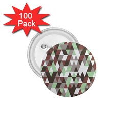 Pattern Triangles Random Seamless 1 75  Buttons (100 Pack)  by Nexatart