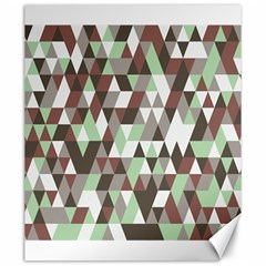 Pattern Triangles Random Seamless Canvas 20  X 24   by Nexatart