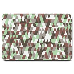 Pattern Triangles Random Seamless Large Doormat  by Nexatart