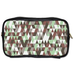 Pattern Triangles Random Seamless Toiletries Bags by Nexatart