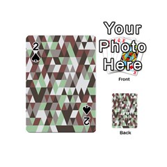 Pattern Triangles Random Seamless Playing Cards 54 (mini)  by Nexatart