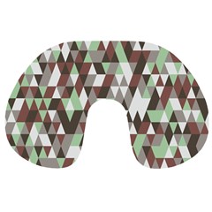 Pattern Triangles Random Seamless Travel Neck Pillows by Nexatart