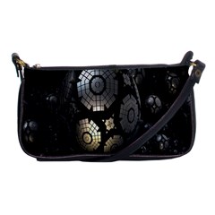 Fractal Sphere Steel 3d Structures Shoulder Clutch Bags by Nexatart