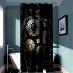 Fractal Sphere Steel 3d Structures Shower Curtain 36  x 72  (Stall)  Curtain(36 X72 ) - 33.26 x66.24  Curtain(36 X72 )