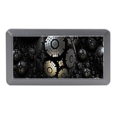 Fractal Sphere Steel 3d Structures Memory Card Reader (mini) by Nexatart