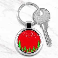 Merry Christmas Key Chains (round)  by Nexatart