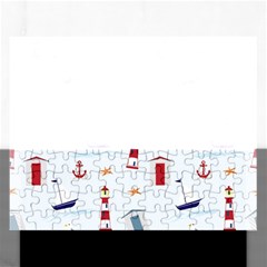 Seaside Beach Summer Wallpaper Rectangular Jigsaw Puzzl by Nexatart