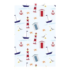 Seaside Beach Summer Wallpaper Shower Curtain 48  X 72  (small)  by Nexatart