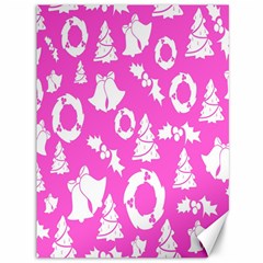 Pink Christmas Background Canvas 36  X 48  