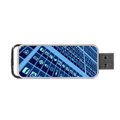 Mobile Phone Smartphone App Portable Usb Flash (one Side) by Nexatart