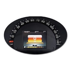 Interior Car Vehicle Auto Oval Magnet by Nexatart