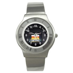 Interior Car Vehicle Auto Stainless Steel Watch by Nexatart