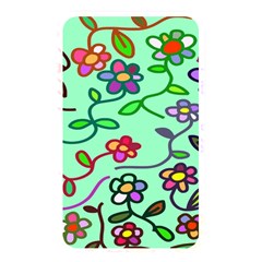 Flowers Floral Doodle Plants Memory Card Reader by Nexatart