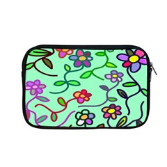 Flowers Floral Doodle Plants Apple Macbook Pro 13  Zipper Case by Nexatart