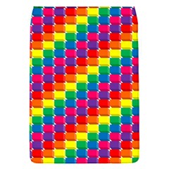 Rainbow 3d Cubes Red Orange Flap Covers (s)  by Nexatart