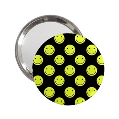 Happy Face Pattern 2 25  Handbag Mirrors by Nexatart