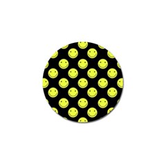 Happy Face Pattern Golf Ball Marker (10 Pack) by Nexatart