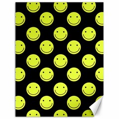 Happy Face Pattern Canvas 12  X 16   by Nexatart