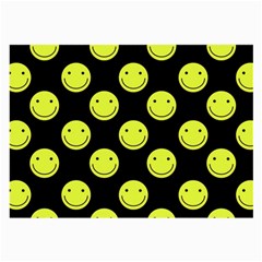 Happy Face Pattern Large Glasses Cloth (2-side) by Nexatart