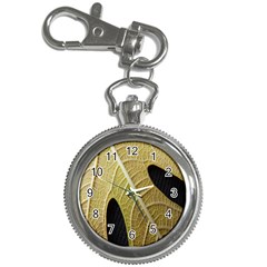 Yellow Leaf Fig Tree Texture Key Chain Watches by Nexatart