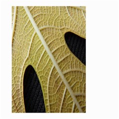 Yellow Leaf Fig Tree Texture Small Garden Flag (two Sides) by Nexatart