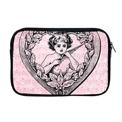 Heart Drawing Angel Vintage Apple Macbook Pro 17  Zipper Case by Nexatart