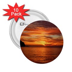 Sunset Sea Afterglow Boot 2 25  Buttons (10 Pack)  by Nexatart