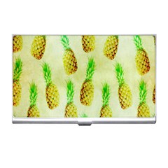 Pineapple Wallpaper Vintage Business Card Holders by Nexatart