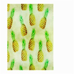 Pineapple Wallpaper Vintage Small Garden Flag (two Sides) by Nexatart