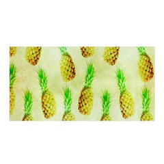 Pineapple Wallpaper Vintage Satin Wrap by Nexatart