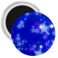 Star Bokeh Background Scrapbook 3  Magnets by Nexatart