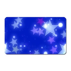 Star Bokeh Background Scrapbook Magnet (rectangular) by Nexatart