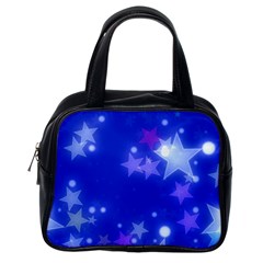 Star Bokeh Background Scrapbook Classic Handbags (one Side) by Nexatart