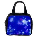 Star Bokeh Background Scrapbook Classic Handbags (One Side) Front