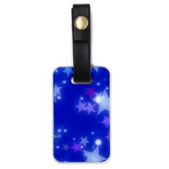 Star Bokeh Background Scrapbook Luggage Tags (one Side)  by Nexatart