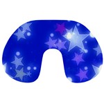 Star Bokeh Background Scrapbook Travel Neck Pillows Front