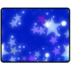 Star Bokeh Background Scrapbook Double Sided Fleece Blanket (medium)  by Nexatart