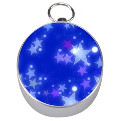 Star Bokeh Background Scrapbook Silver Compasses by Nexatart