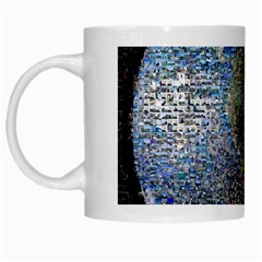 World Mosaic White Mugs by Nexatart