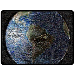 World Mosaic Fleece Blanket (large) 