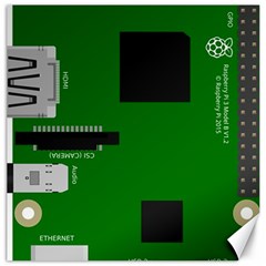 Raspberry Pi 3 Vector Canvas 20  X 20   by Nexatart