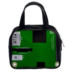 Raspberry Pi 3 Vector Classic Handbags (2 Sides) by Nexatart