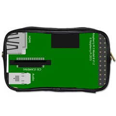 Raspberry Pi 3 Vector Toiletries Bags 2-side by Nexatart