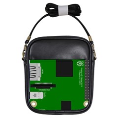 Raspberry Pi 3 Vector Girls Sling Bags by Nexatart