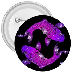 Koi Carp Fish Water Japanese Pond 3  Buttons by Nexatart