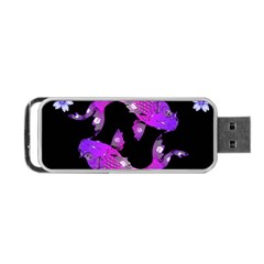 Koi Carp Fish Water Japanese Pond Portable Usb Flash (one Side) by Nexatart