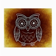 Owl Abstract Funny Pattern Small Glasses Cloth by Nexatart